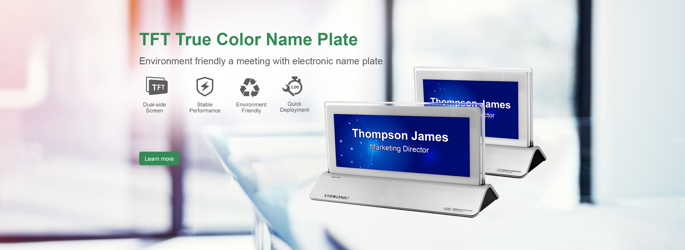 TFT True Color Name Plate