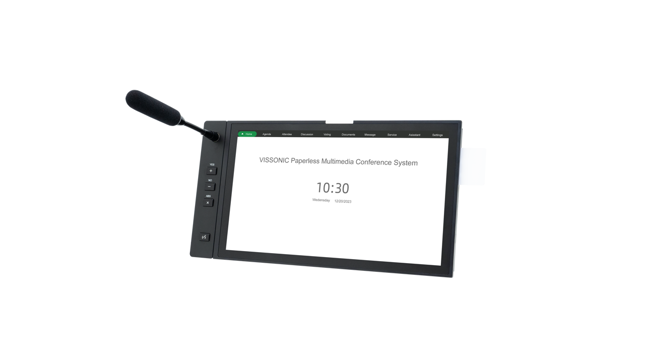 Paperless Conference System with Nameplate