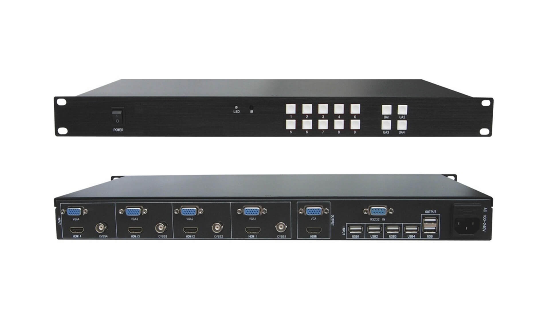 4x1 Multi Viewer And 12x1 Switcher With Kvm Control