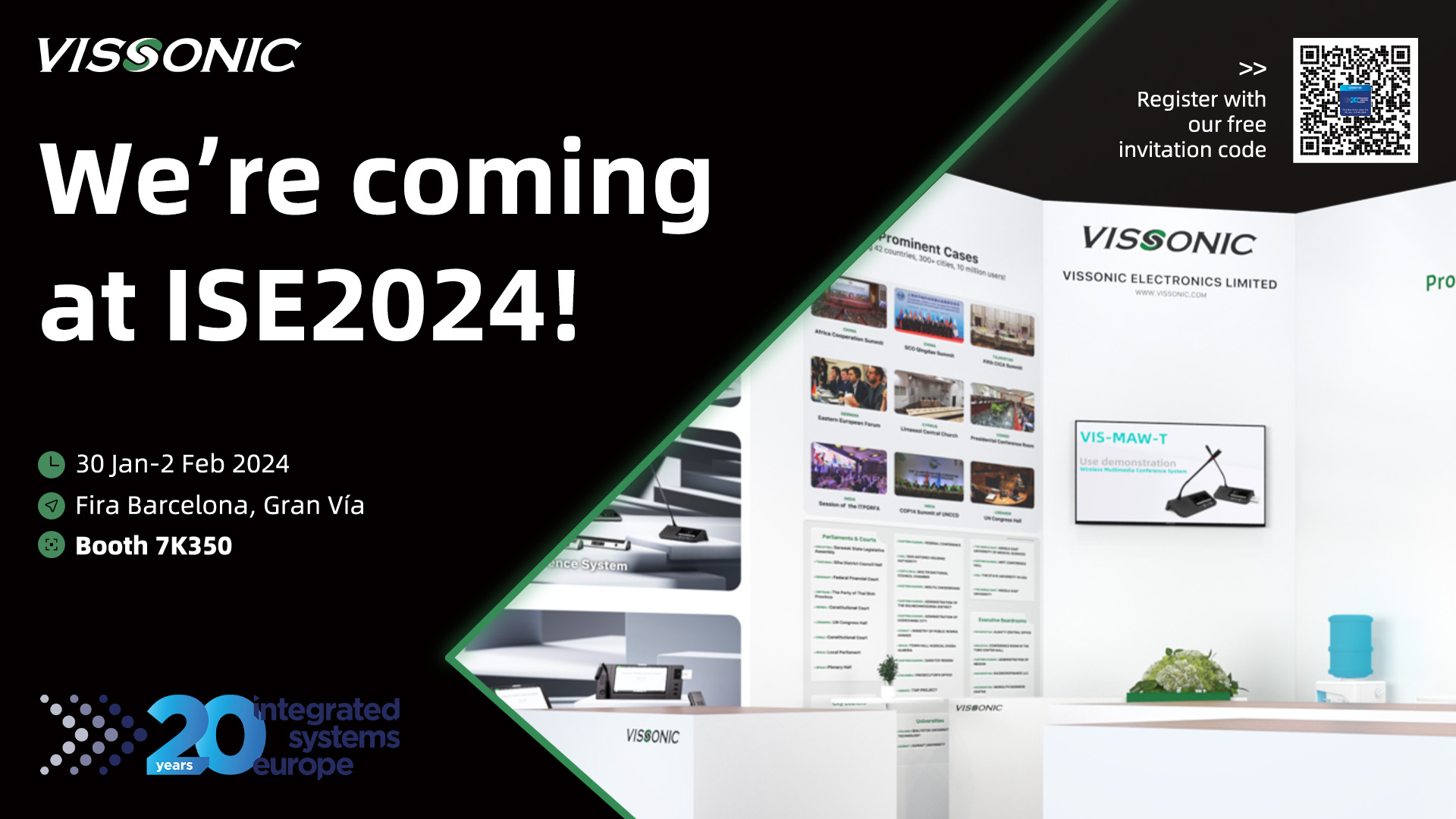 Exciting News! Join Us at ISE2024 - The International Audio-Visual Exhibition